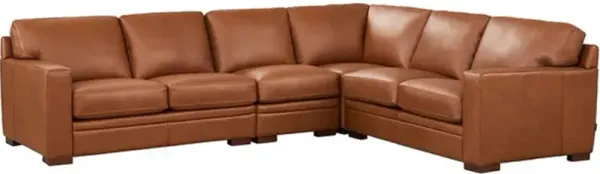 Dillon - Leather L-Shaped Sectional