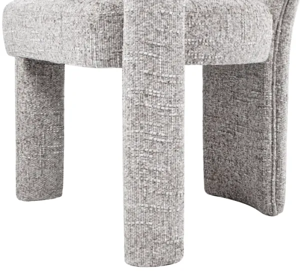 Sydney - Fully Upholstered Barrel Dining Chair - Multi Greige Beige