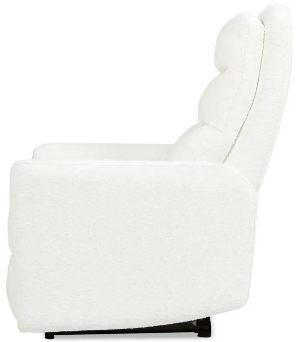 Bloomy - High Back Power Recliner Motion Chair - Chiffon White