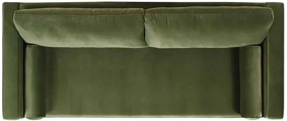 Nicholi - Mid-Century Modern Sofa - Olive Green
