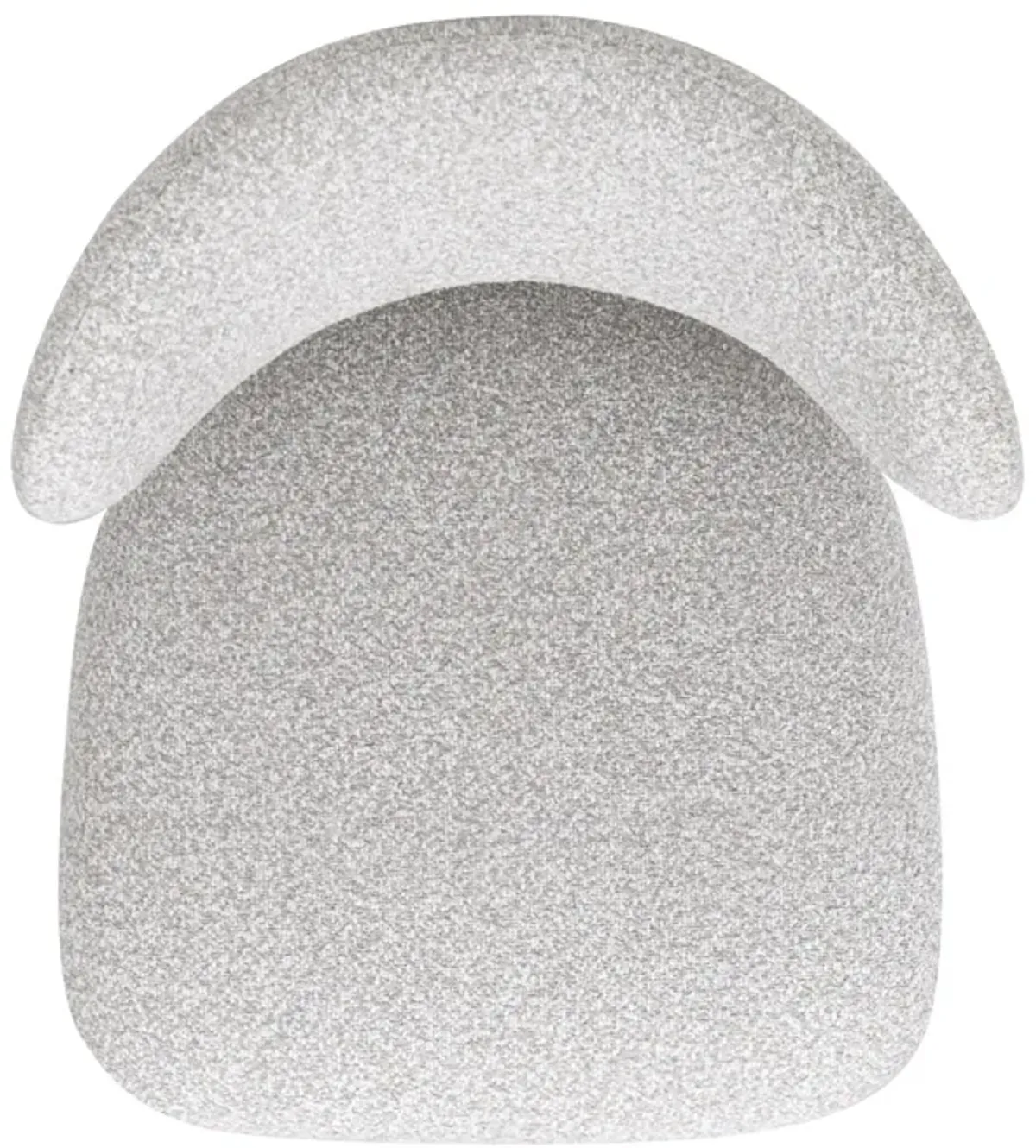 Locke - Modern Upholstered Counter Stool With Frame - Salt / Pepper