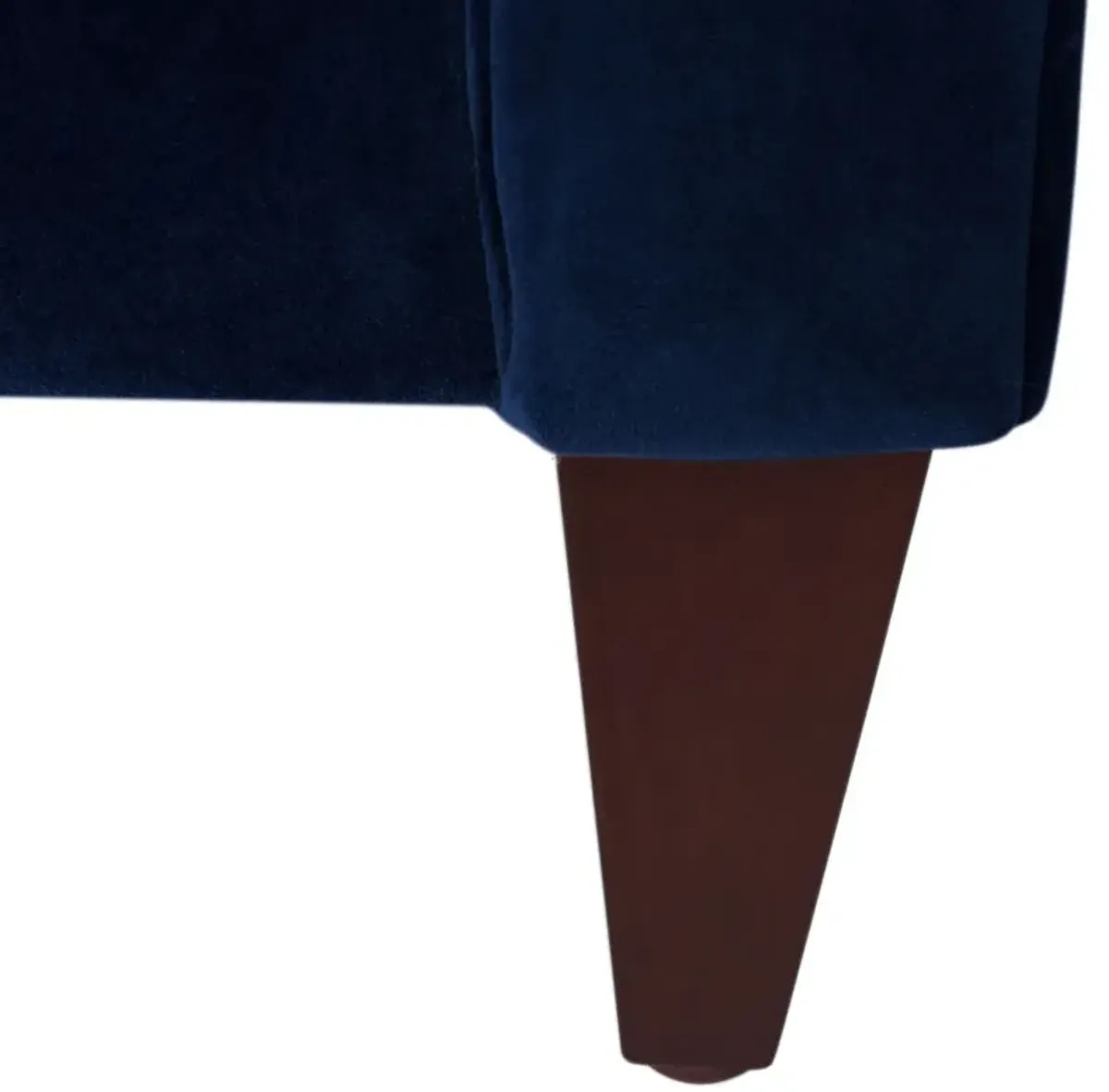 Jack - Modern Tuxedo Tufted Sofa - Navy Blue