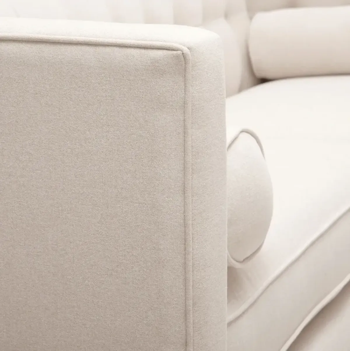 Jack - Modern Tuxedo Tufted Sofa