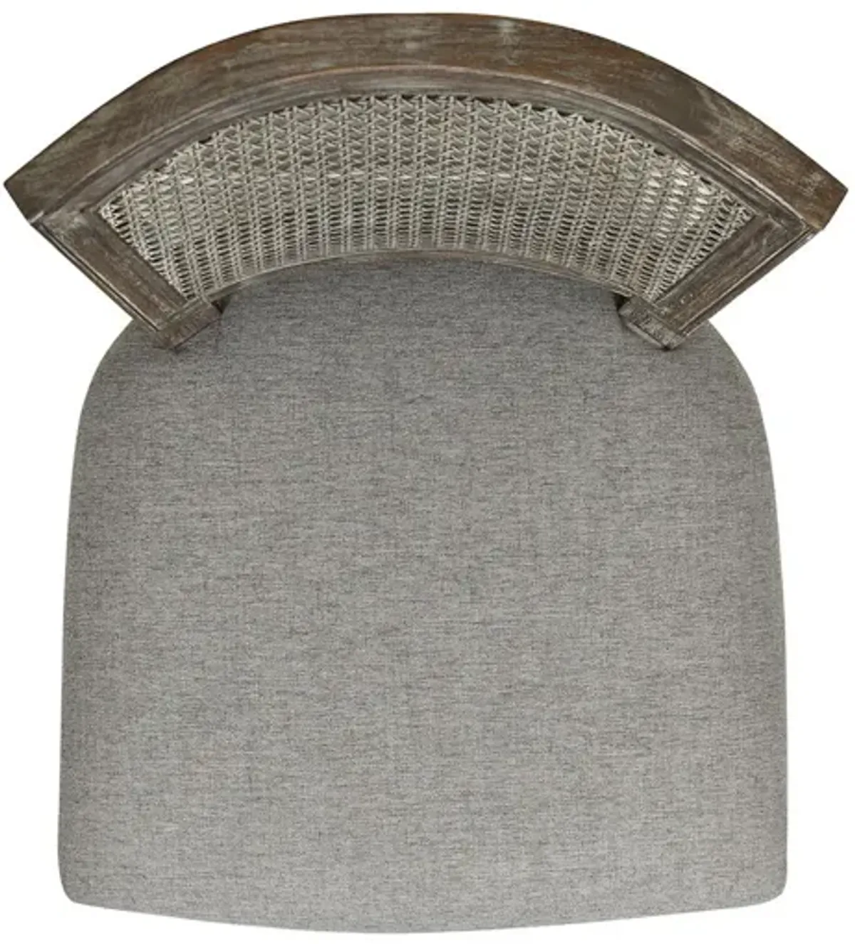 Triomphe - Rattan Wicker High Back Armless Counter Bar Stool