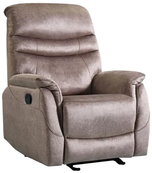 Rocking Recliner Chair For Living Room, Adjustable Modern Recliner Chair, Recliner Sofa With Lumbar Support, Classic And Traditional Recliner Chair With Comfortable Arm And Back Sofa - Dark Gray