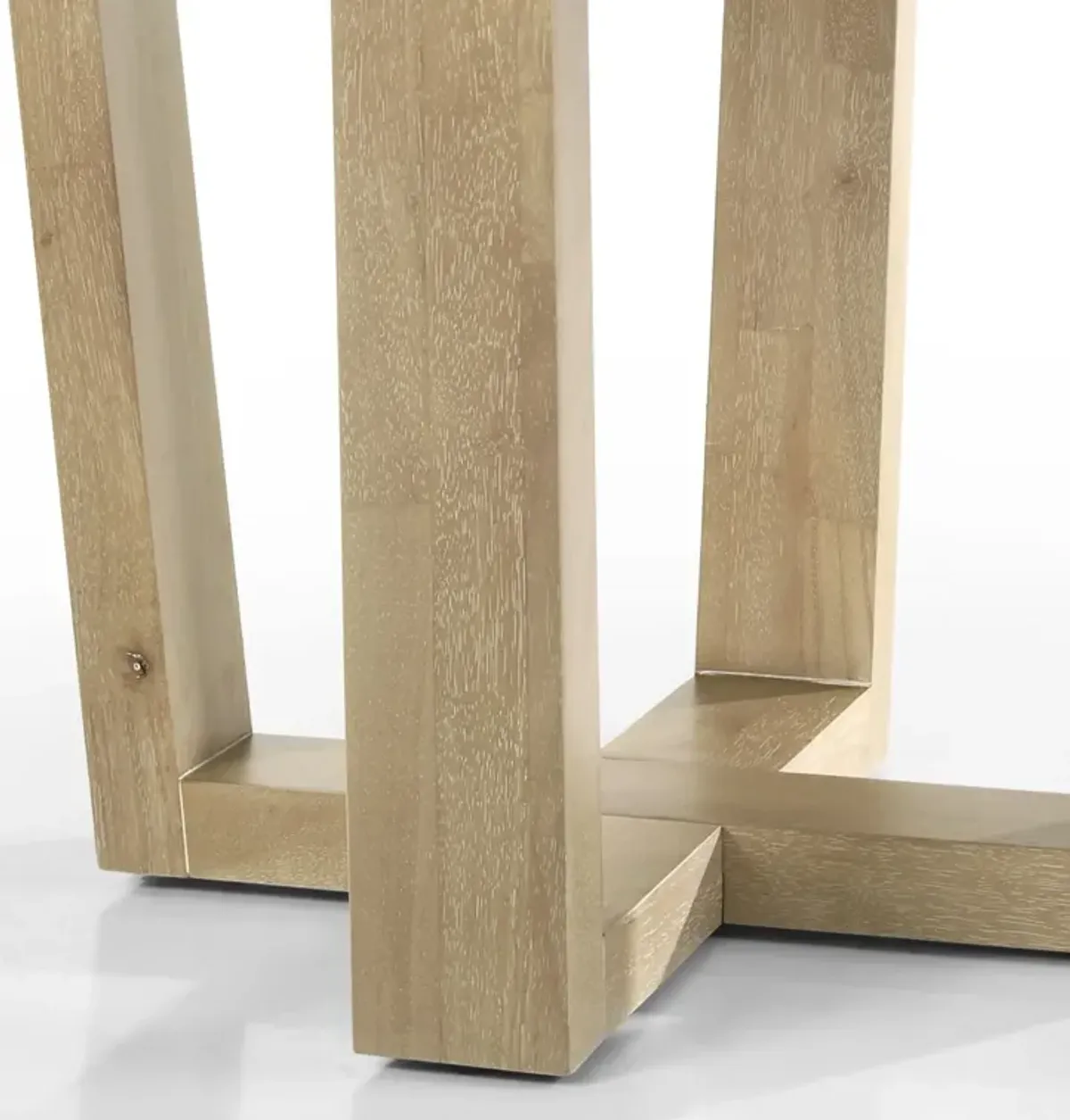 Brutus - Round Dining Table With Wheat Colored Base - Vintage Walnut