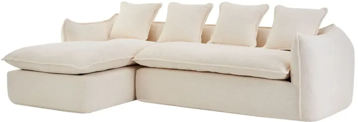 Sofa Deep Seat Sofa 3 Seater For Living Room Oversized Comfy Sofa L - Shape Sofa Couch With Chaise Home Furniture Sleeper Sectional Sofa For Apartment, Office Left Hand Facing