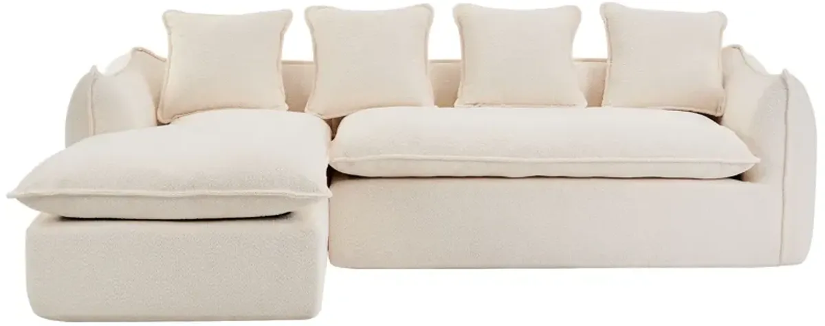 Sofa Deep Seat Sofa 3 Seater For Living Room Oversized Comfy Sofa L - Shape Sofa Couch With Chaise Home Furniture Sleeper Sectional Sofa For Apartment, Office Left Hand Facing