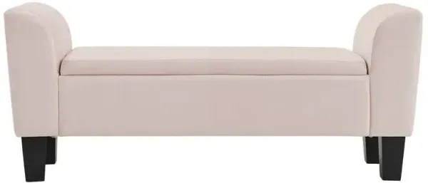 Mila - Velvet Ottoman Bench With Storage