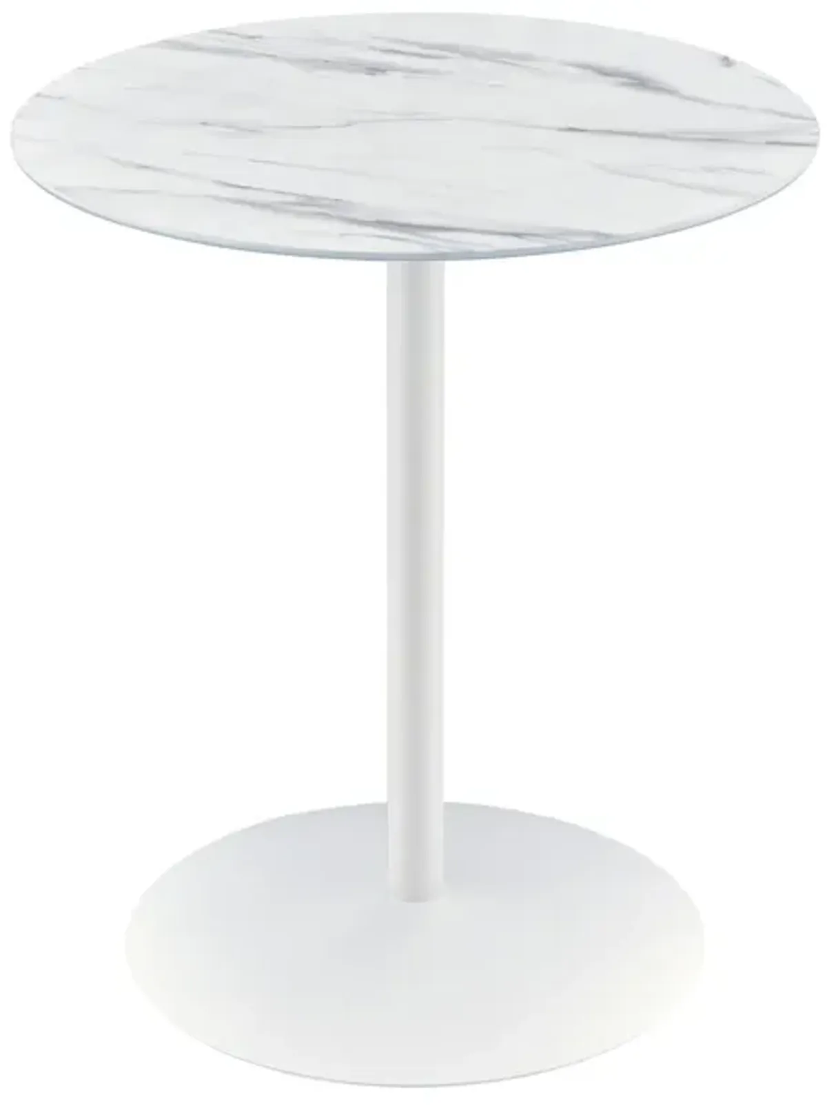 Circa - 17.5" End Table With Marble Textured Top
