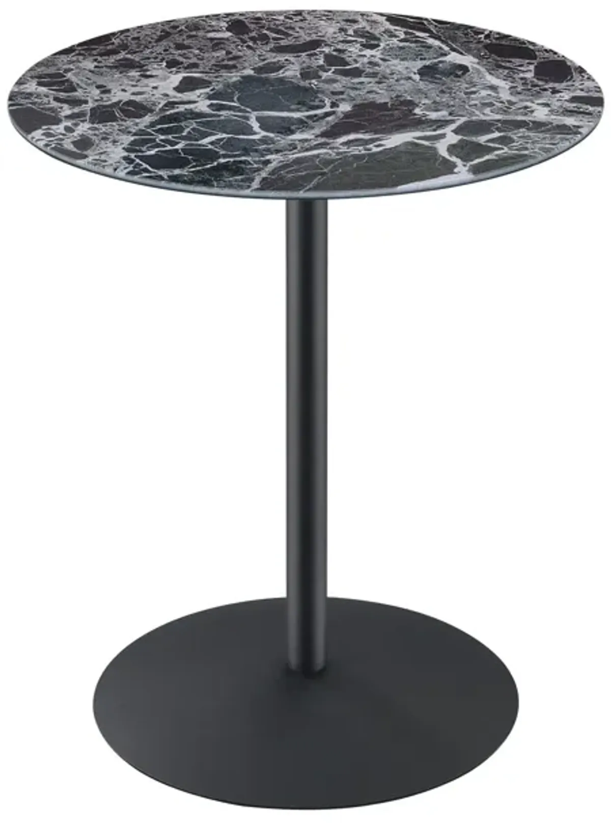 Circa - 17.5" End Table With Marble Textured Top