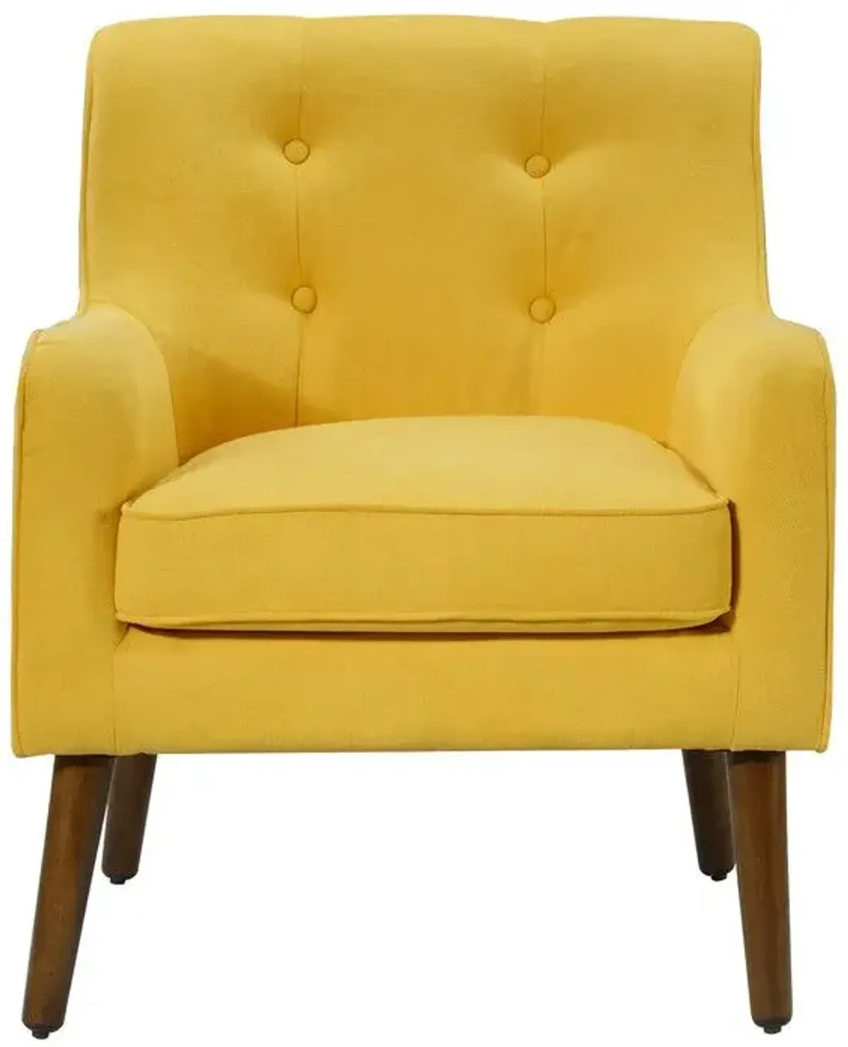 Ryder - Mid Century Modern Woven Fabric Tufted Armchair