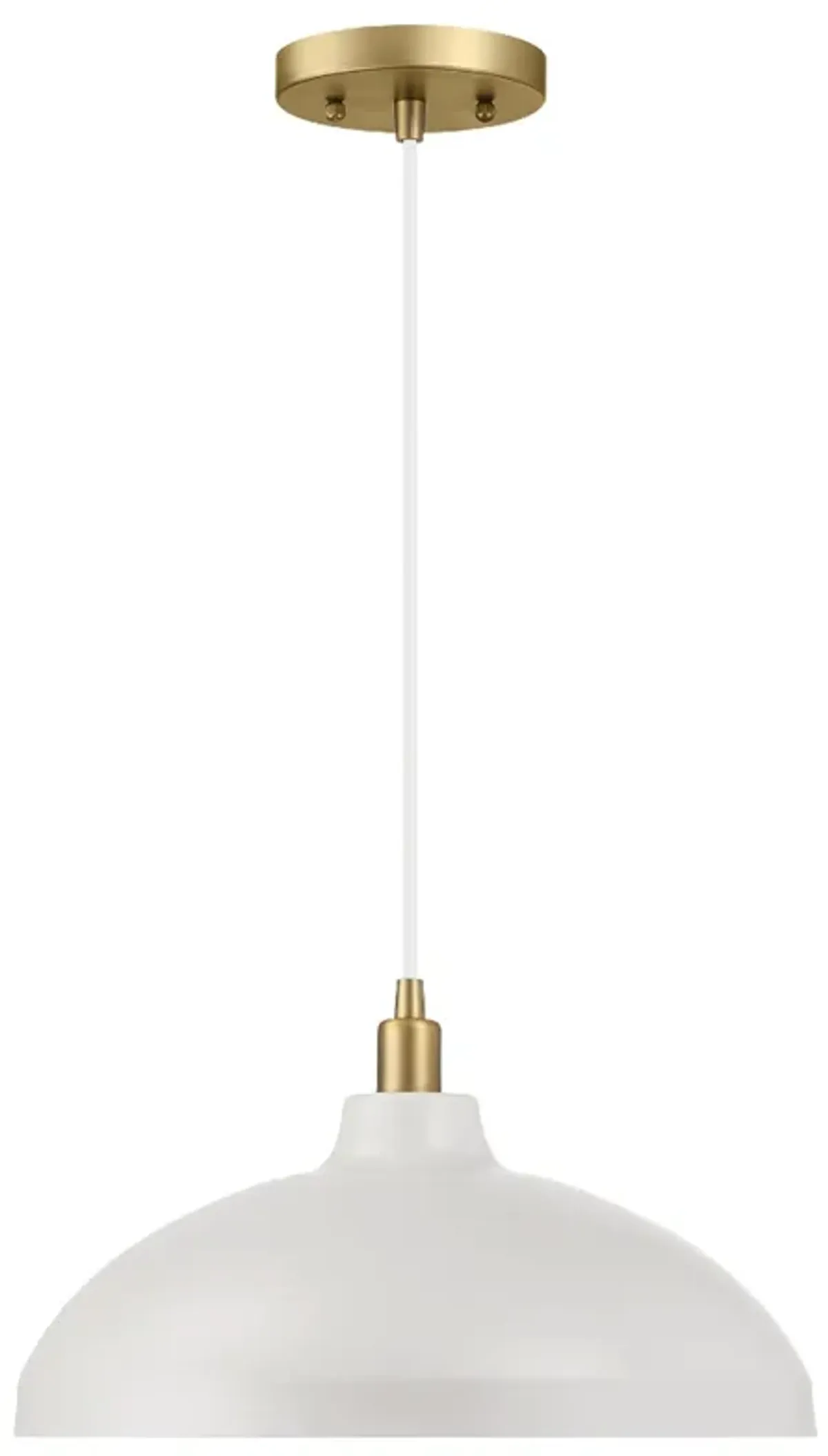 Astral - Single Light Pendant Lamp For Entrance Kitchen Island - Gold / White