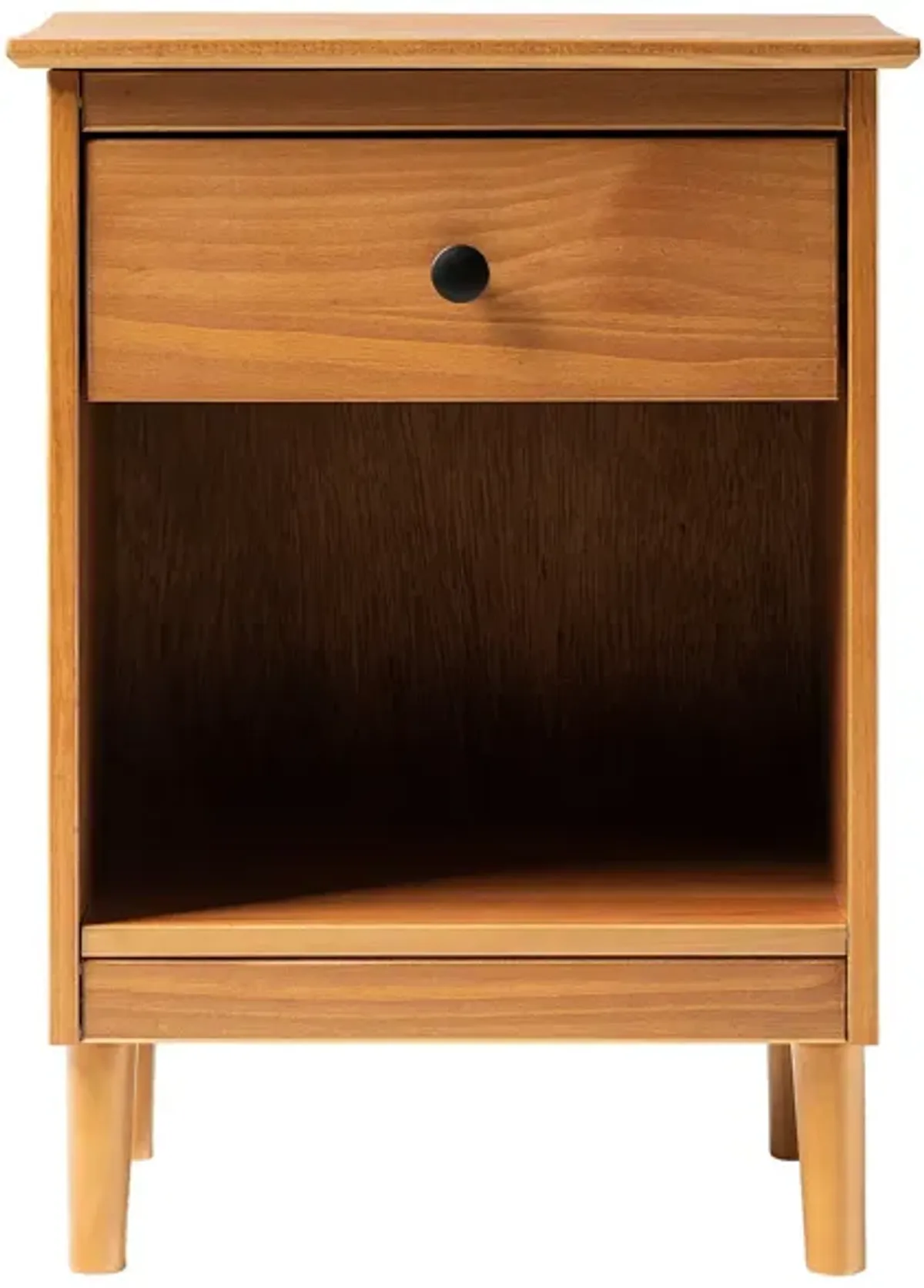 Classic 1 Drawer Nightstand With Cubby
