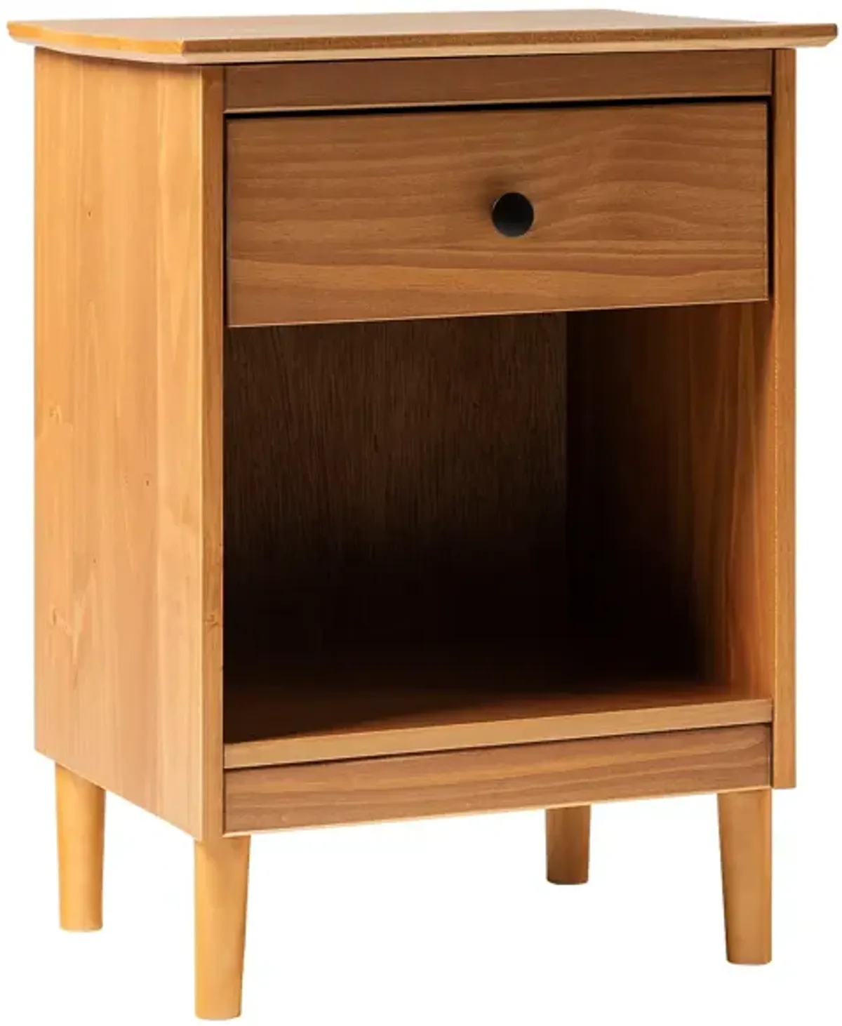 Classic 1 Drawer Nightstand With Cubby