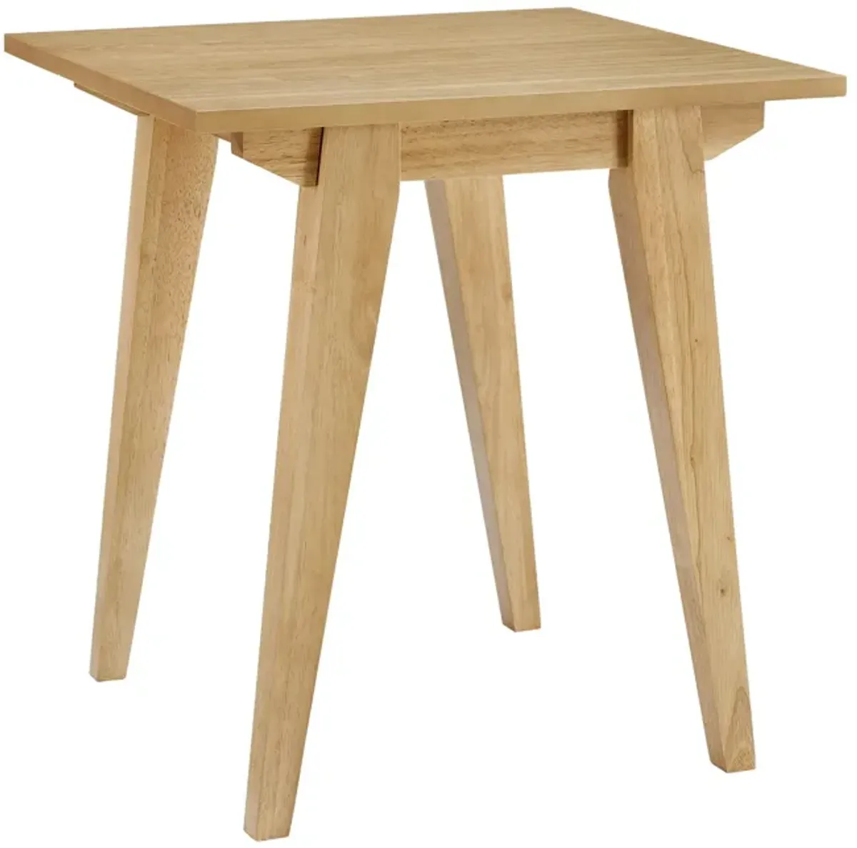 Sleek Minimal Solid Wood Side Table