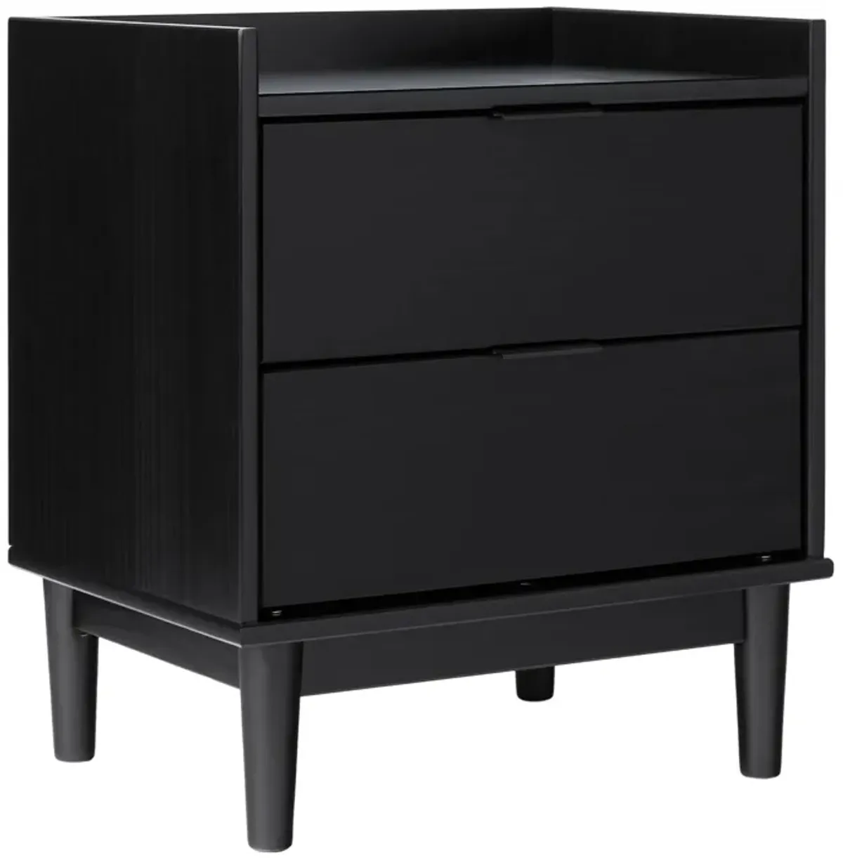 Mid-Century Modern 2 Drawer Nightstand