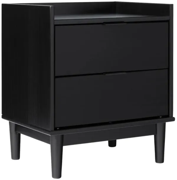 Mid-Century Modern 2 Drawer Nightstand