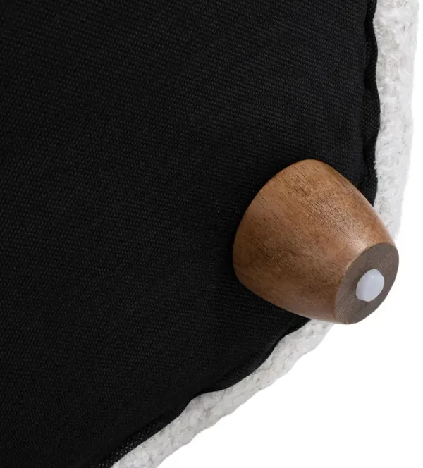 Sharon - Puffy Arm Sofa - Alpaca Off-White