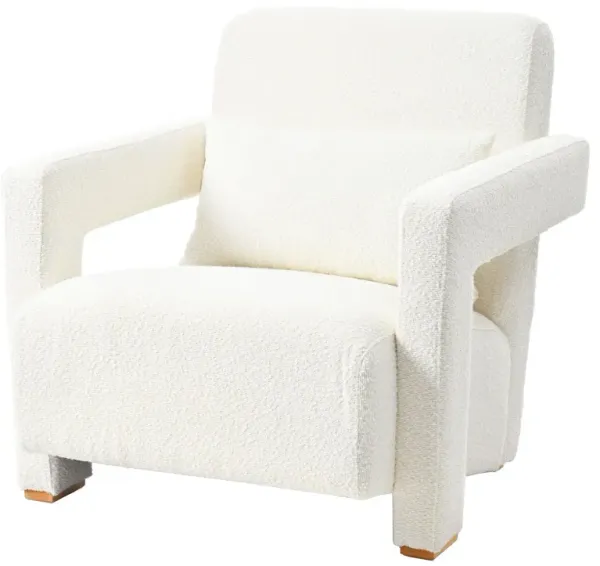 Sleek Right Angle Armrests, Ergonomic Lumbar Support, Square Wooden Block Legs, Inclined Seat For Comfort, Artistic Statement Piece For Living Room, Bedroom And Study