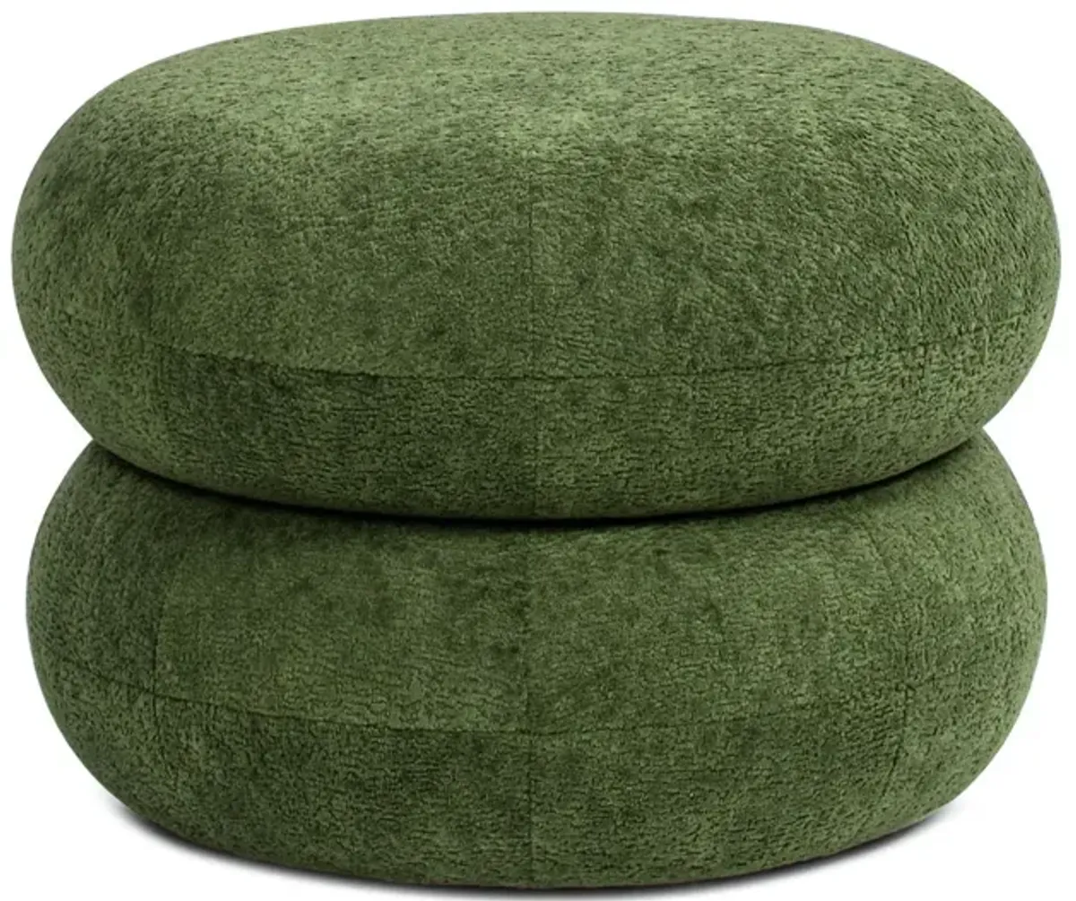 Nest - Low Round Upholstered Ottoman