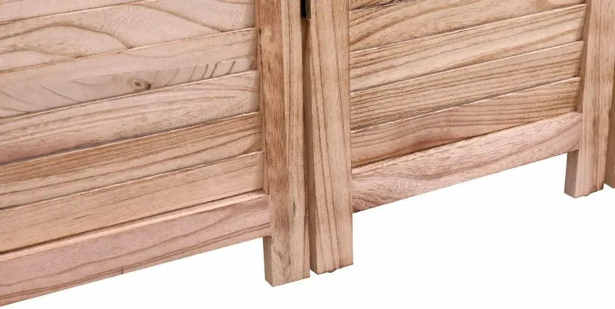Panel Wooden Folding Room Divider