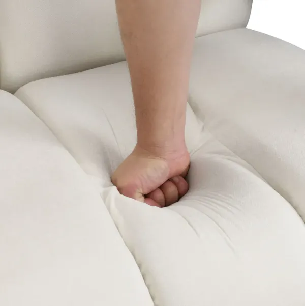 Modern Minimalist Leisure Armchair With L Shaped Armrests