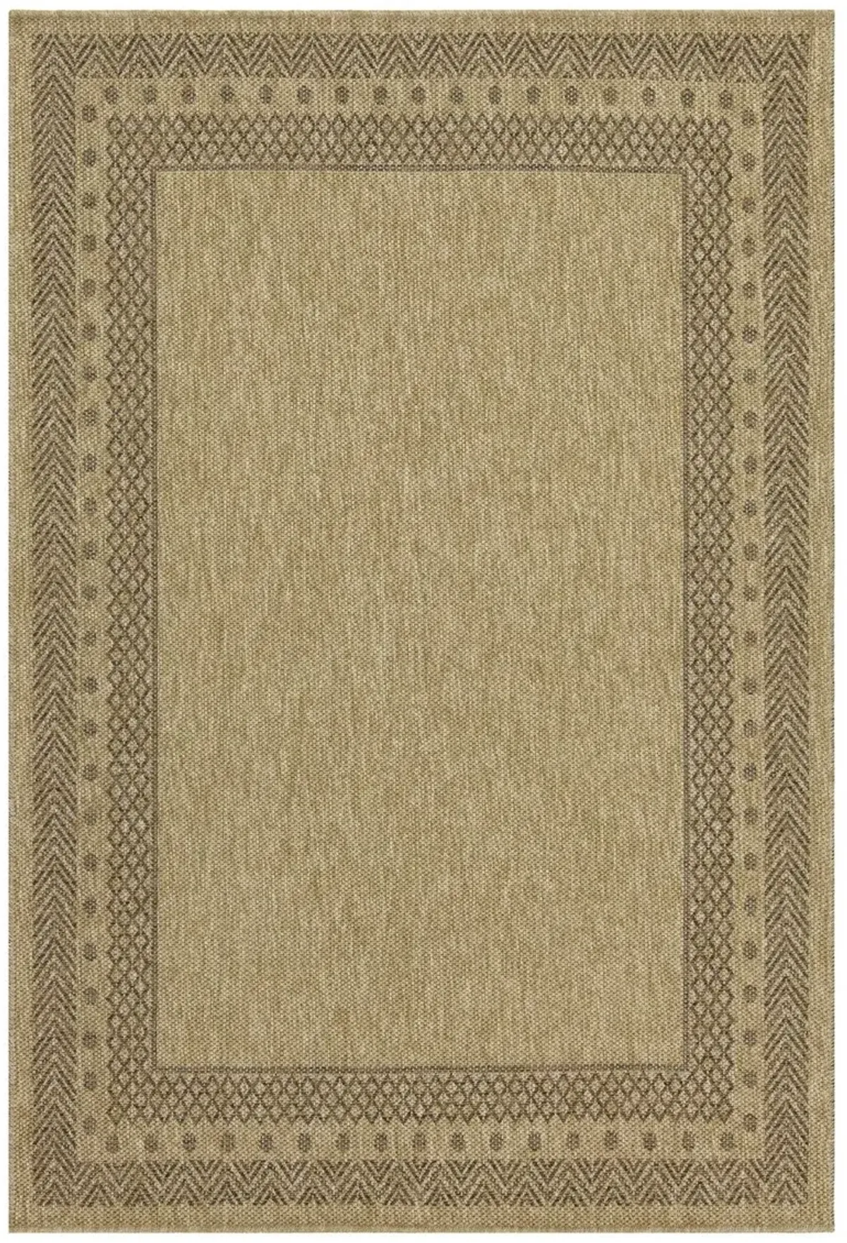 Earth - 7'10" X 10'3" Polypropylene, Indoor, Outdoor Area Rug - Jute, Mocha