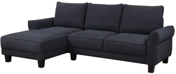 Belle - Sherpa Sectional Sofa With Left Facing Chaise