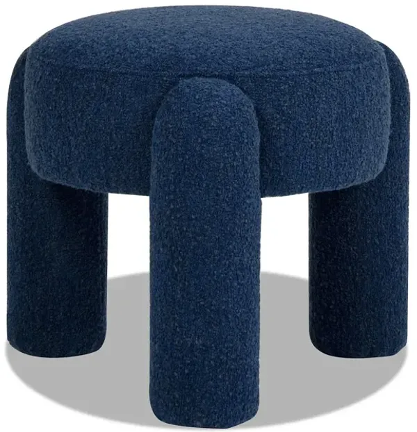 Hugo - Round Fully Upholstered Ottoman
