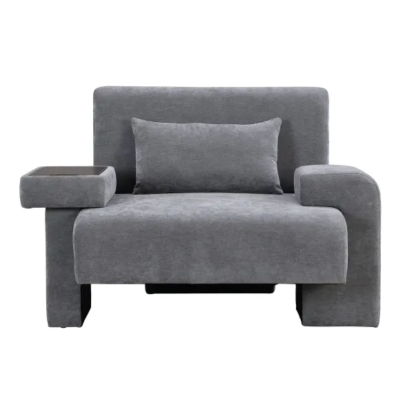 Modern Oversized Armchair With Soft Cushion For Living Room