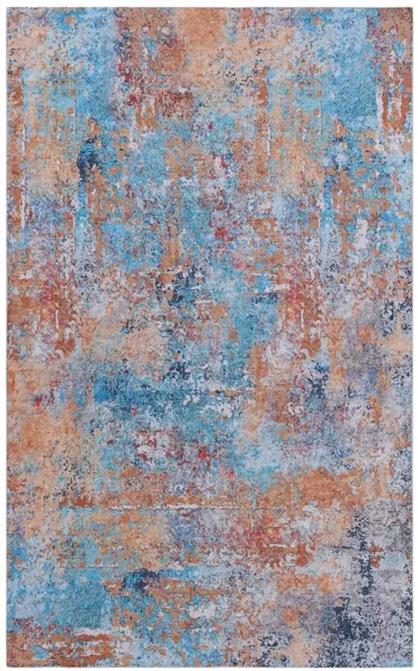 Maval - Abstract Washable Area Rug