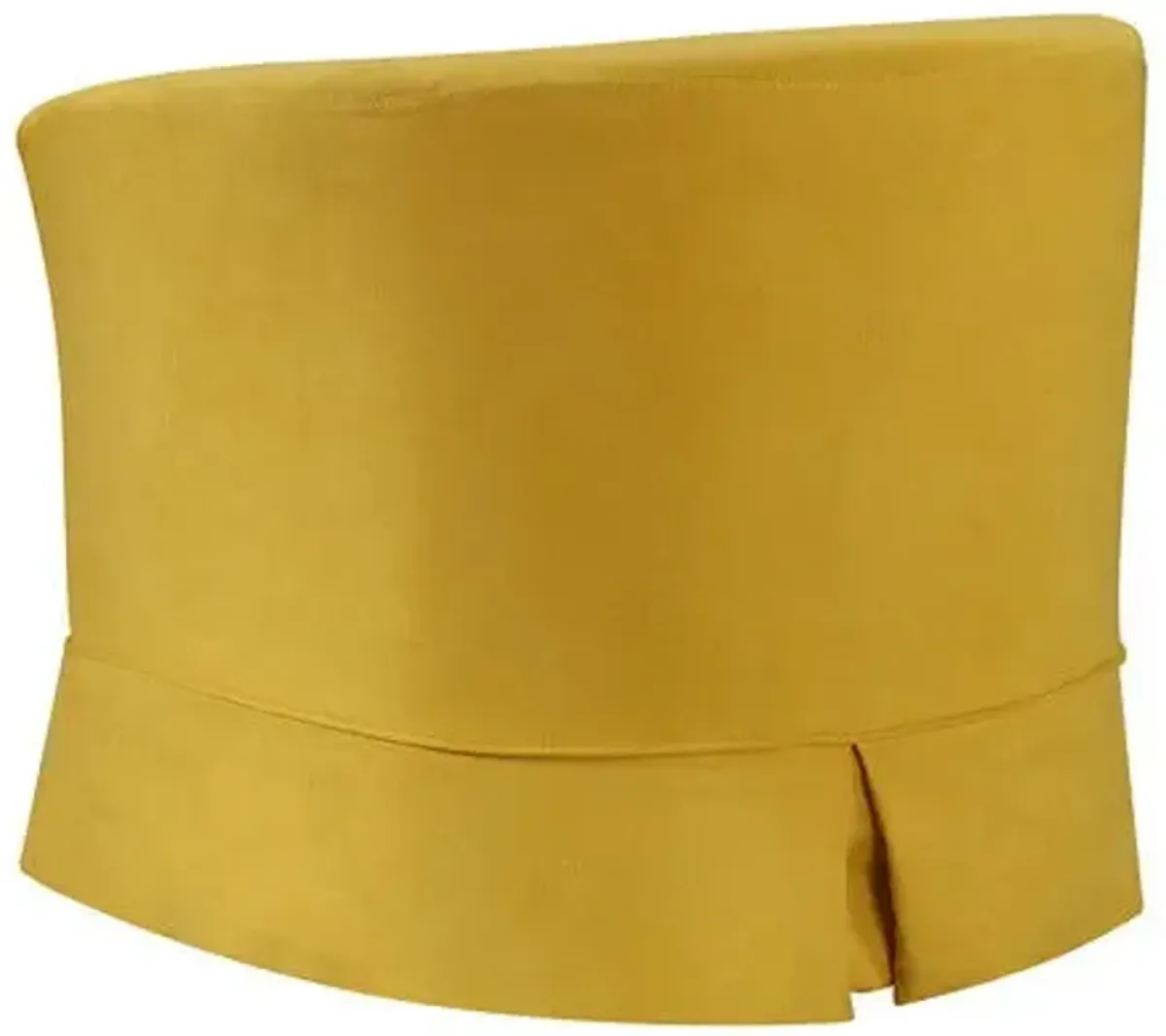 Tucker - Woven Fabric Swivel Barrel Chair