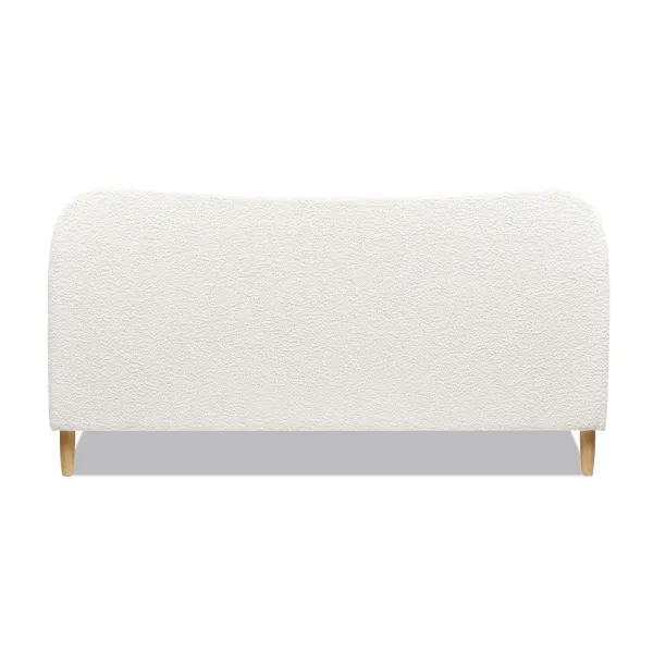 Roman - Curved Headboard Upholstered Platform Bed