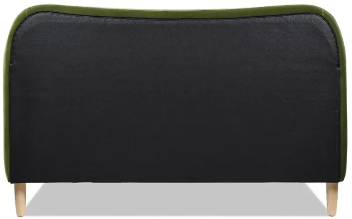 Roman - Curved Headboard Upholstered Platform Bed