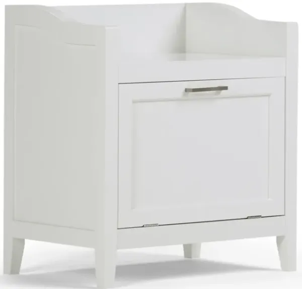 Avington - Storage Hamper Bench - Pure White
