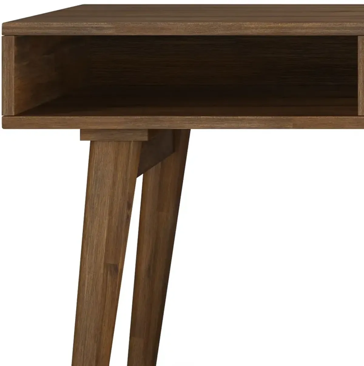 Clarkson - Desk With Side Drawers - Rustic Natural Aged Brown