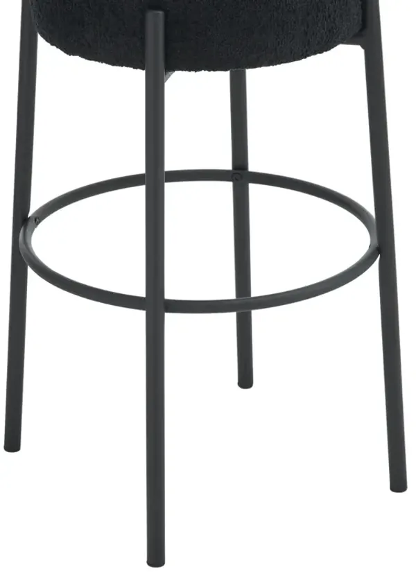 Round High Bar Stools (Set of 2), Contemporary Upholstered Dining Stools For Kitchens, Coffee Shops And Bar Stores