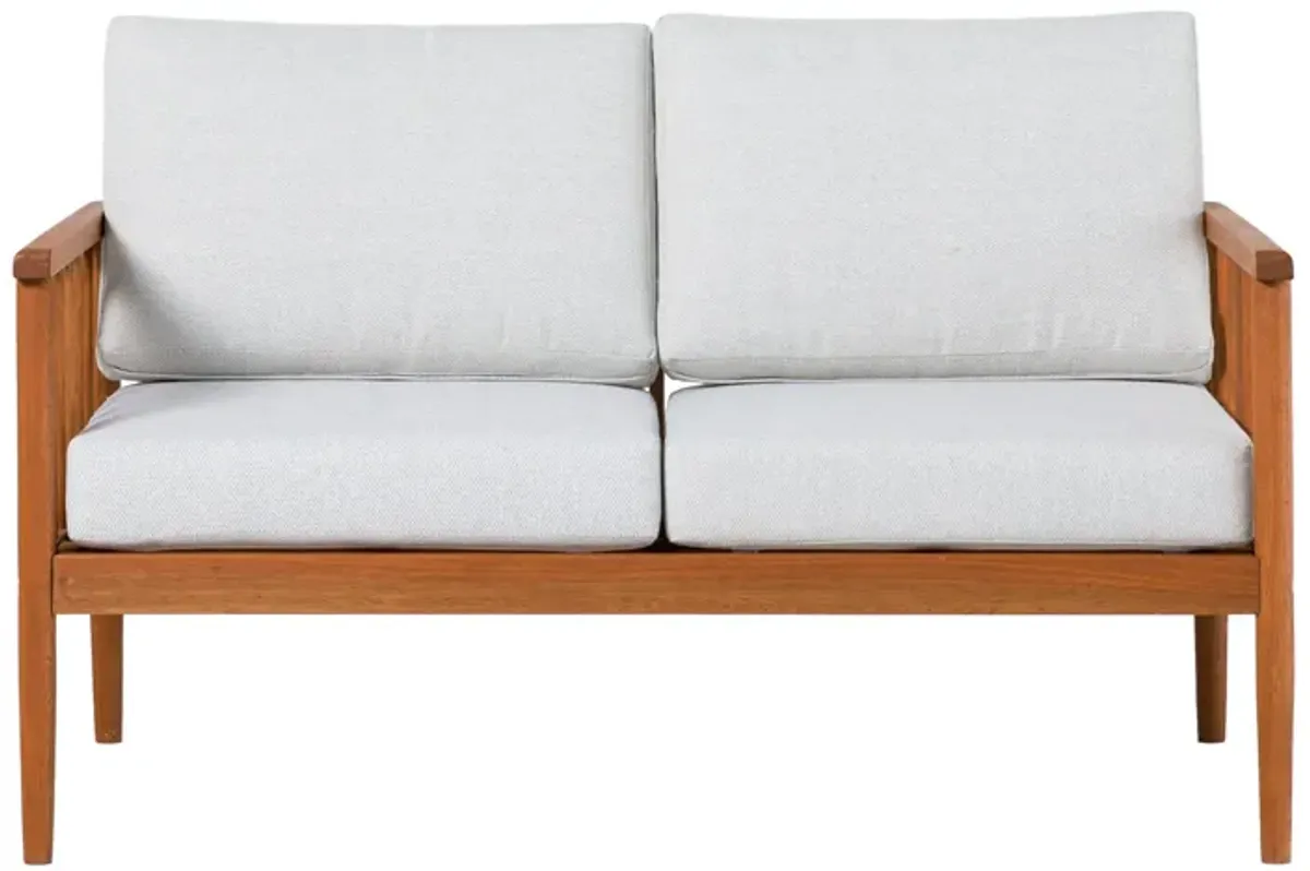 Contemporary Cushioned Patio Triple Lounge