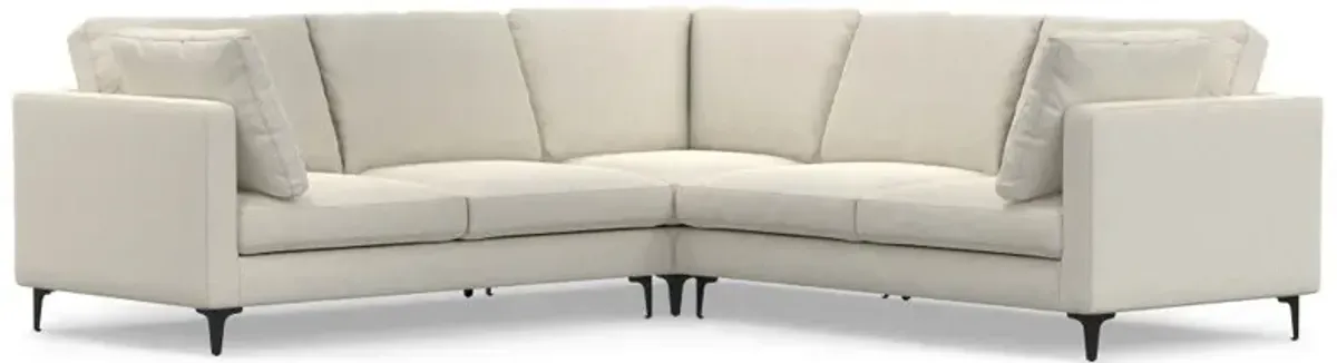 Ava - Mid Century Corner Sectional Sofa Handcrafted