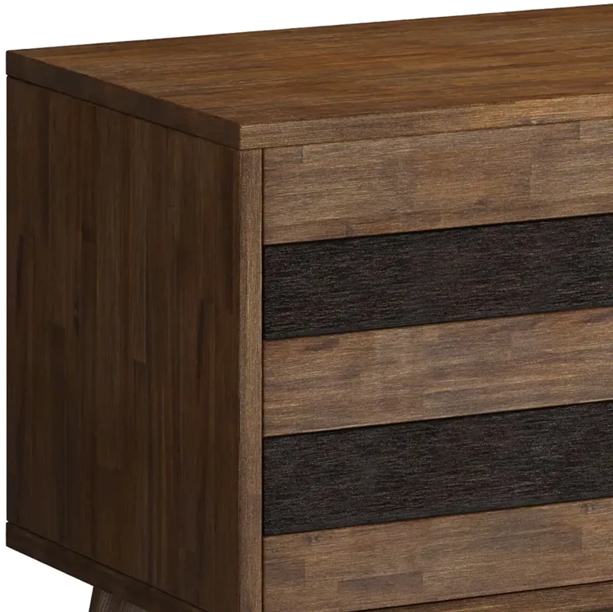 Clarkson - Low TV Stand - Rustic Natural Aged Brown