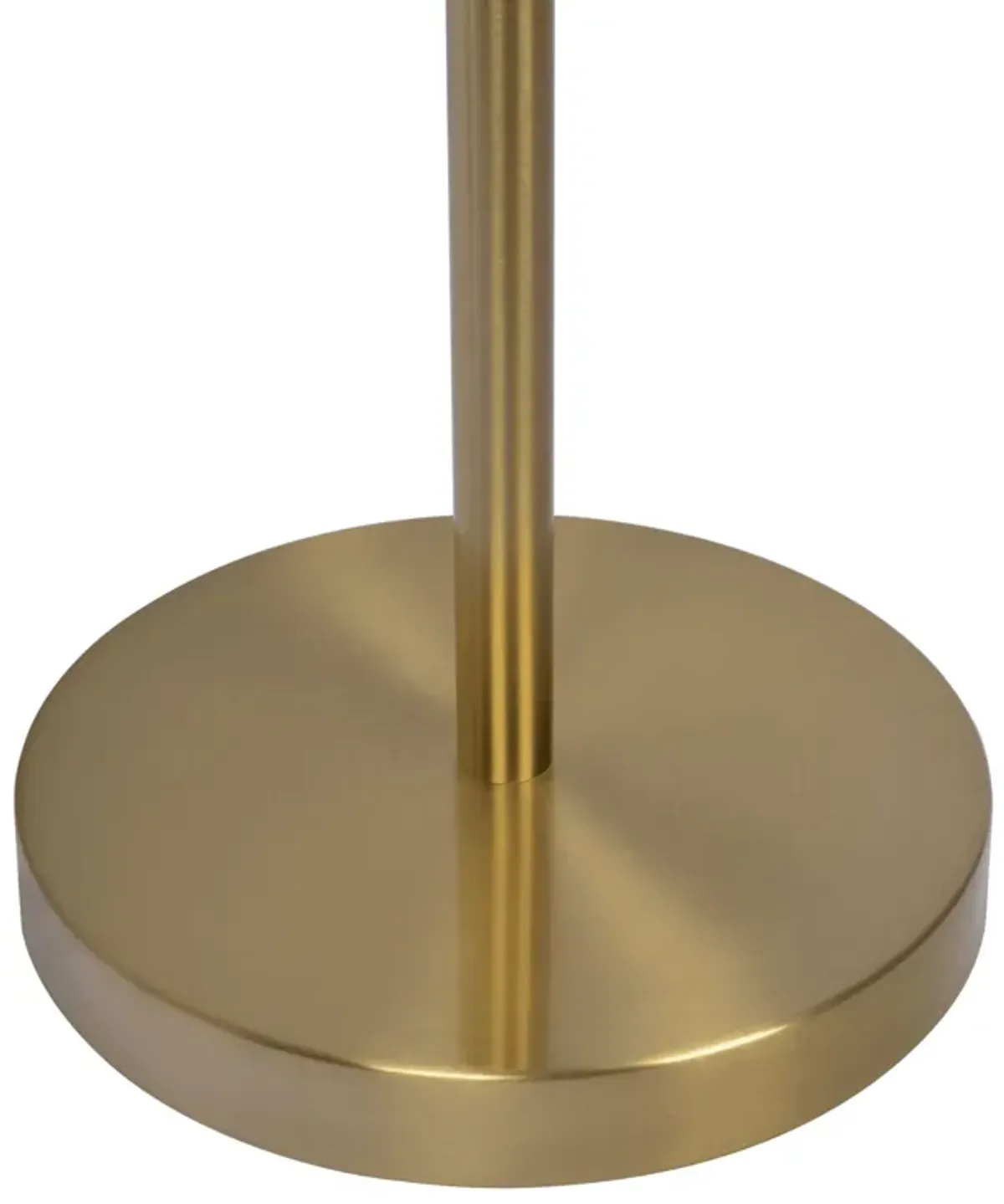 Verve - Floor Lamp With On / Off Switch Adjustable LED Round Base - Gold