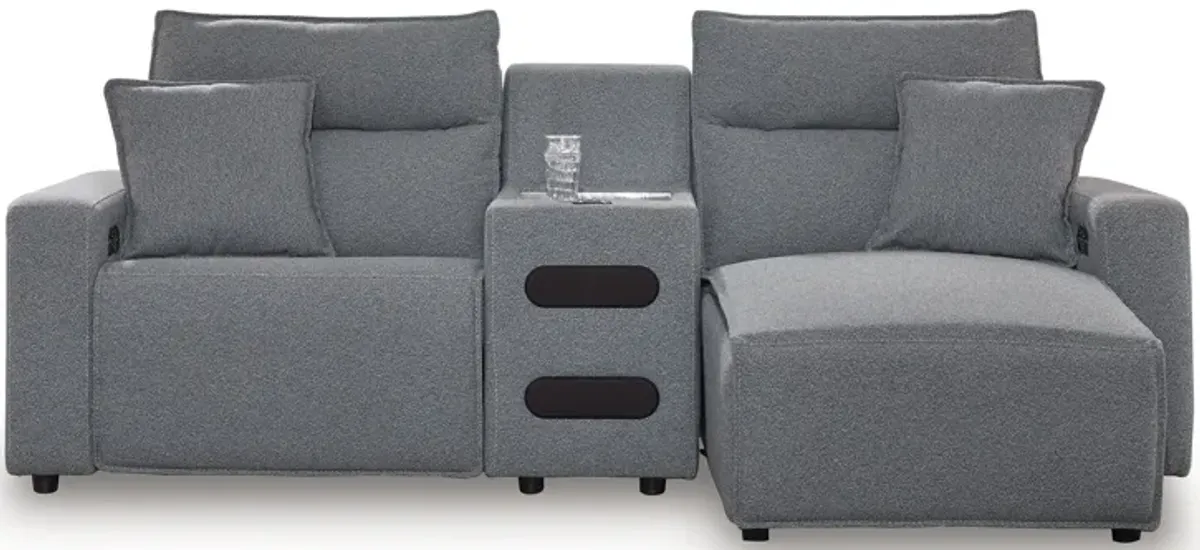 ModMax II - Salt And Pepper - Reclining Sectional