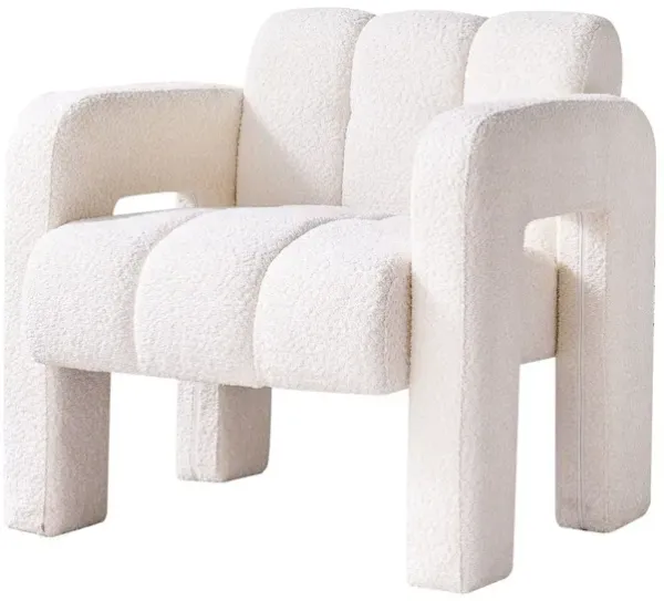 31.10" Boucle Upholstered Accent Chair