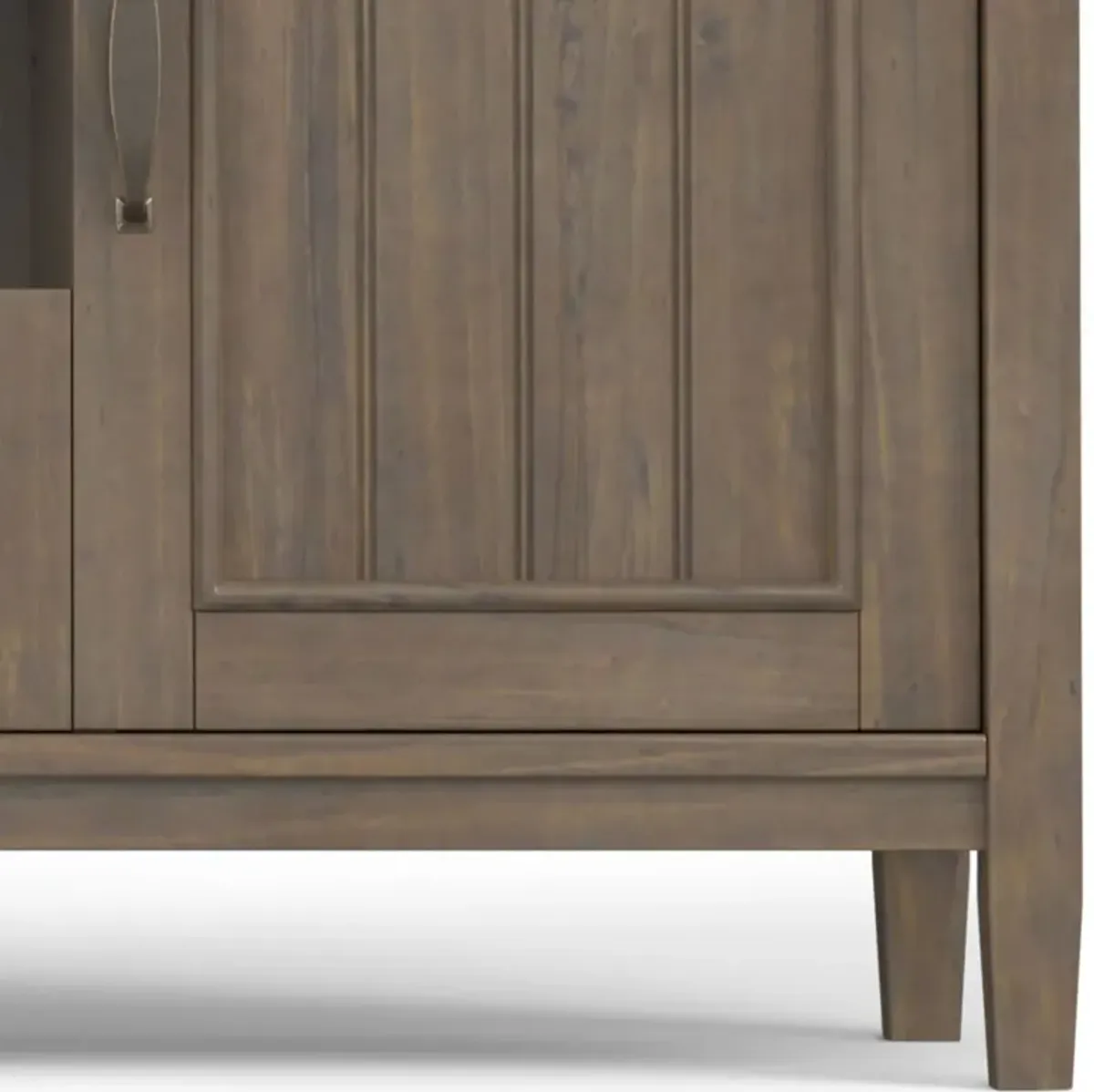 Lev - TV Media Stand - Smoky Brown