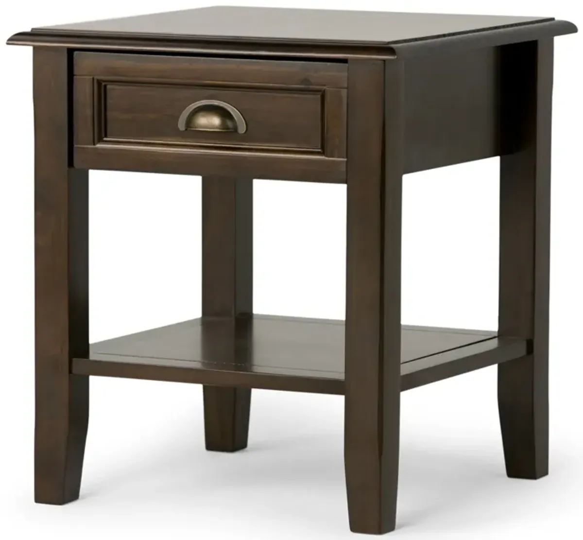 Burlington - End Table - Mahogany Brown
