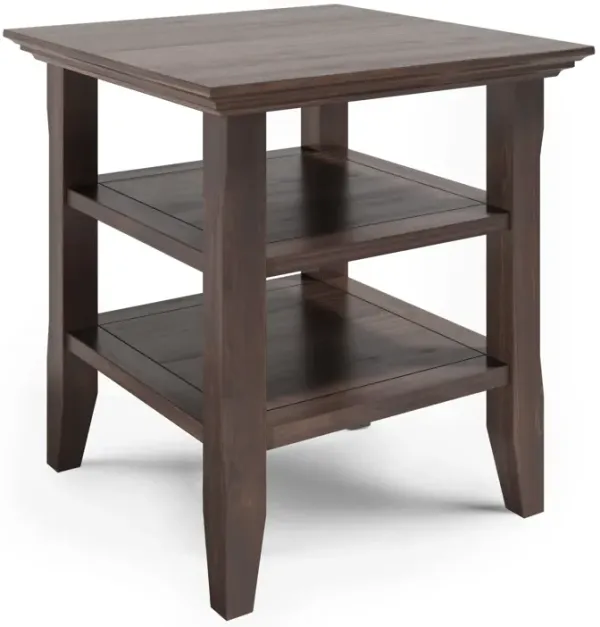 Acadian - End Table - Warm Walnut Brown