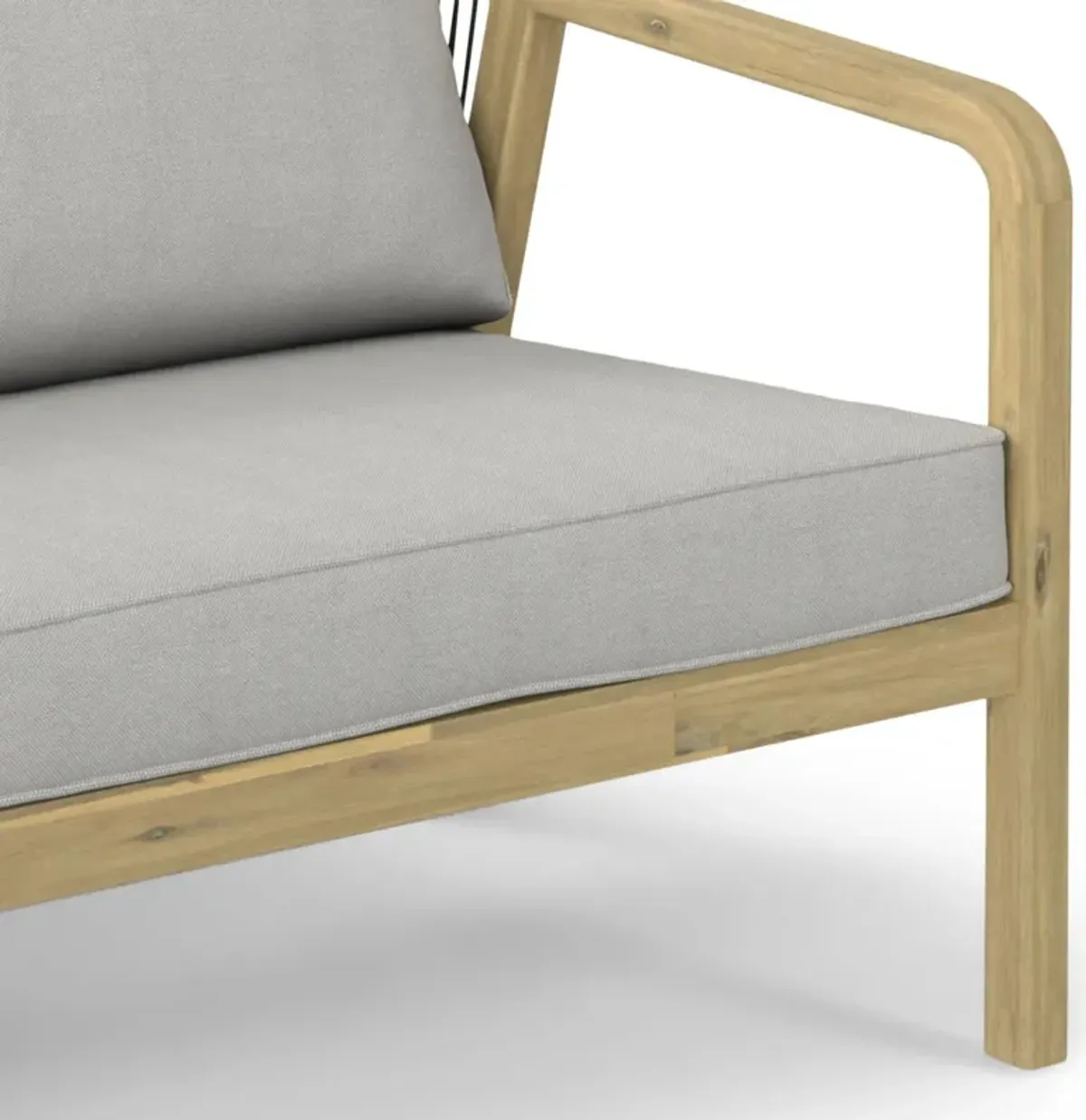 Palmetto - Outdoor Sofa - Stone Gray