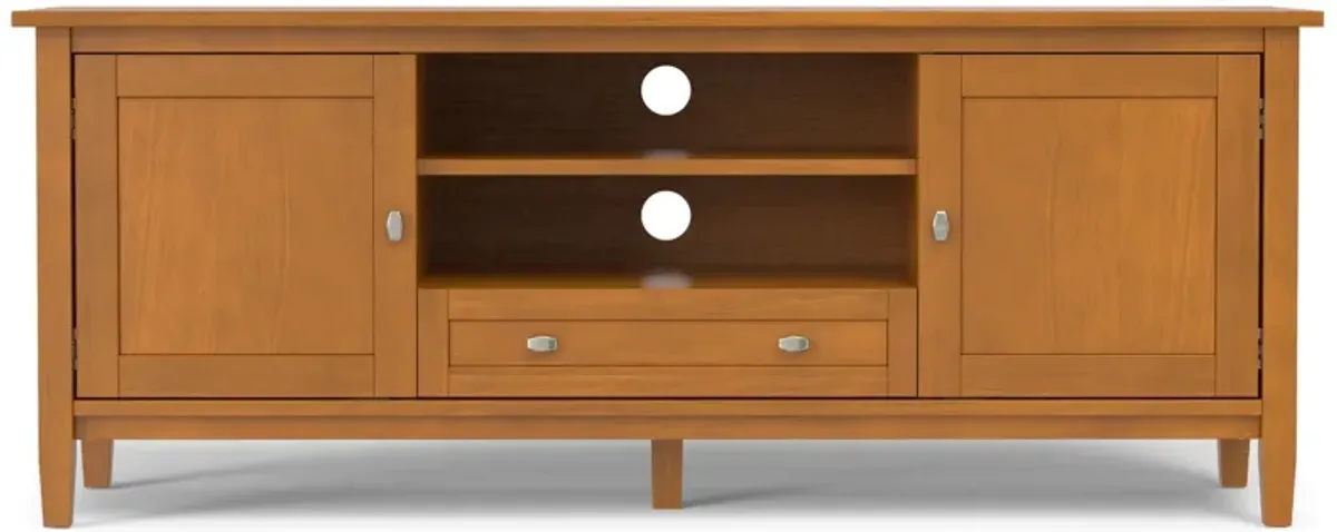Warm Shaker - TV Media Stand - Brown