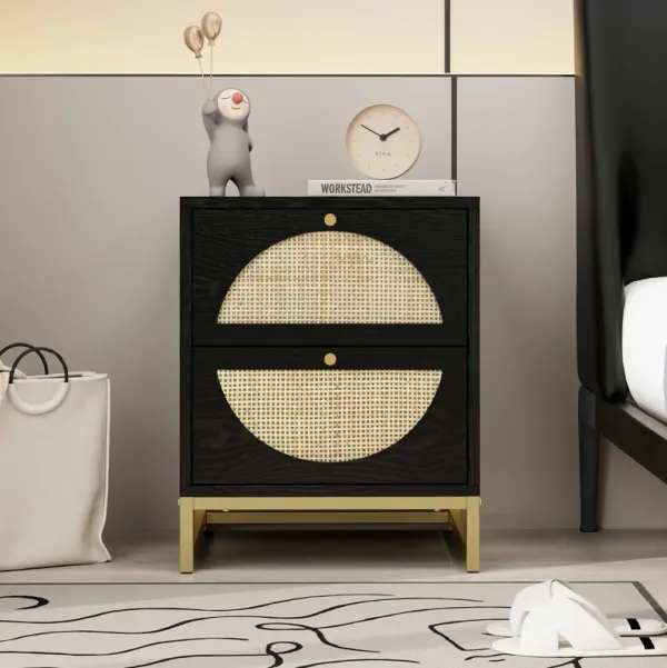 Allen - 2 Drawer Nightstand (Set of 2)
